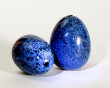 Oeuf de Yoni Dumortiérite bleue