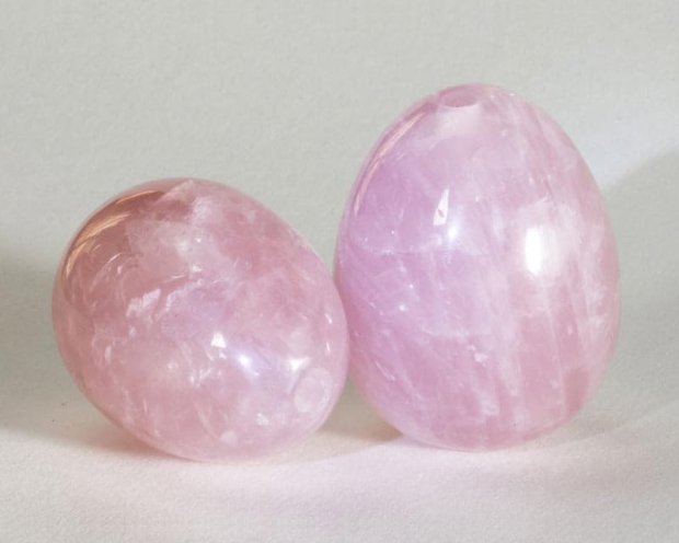 Oeuf de Yoni Quartz rose