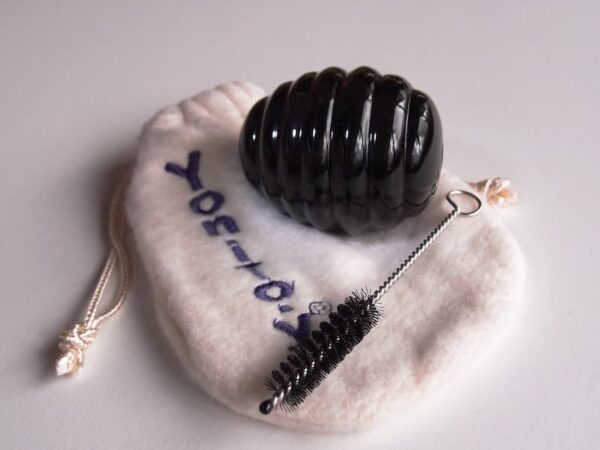 Oeuf de Yoni Dragon YoniEggs - Obsidienne Noire – Image 3