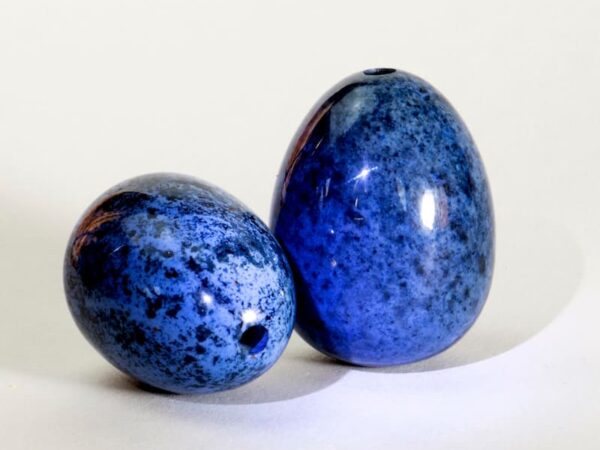 Oeuf de Yoni Dumortiérite bleue