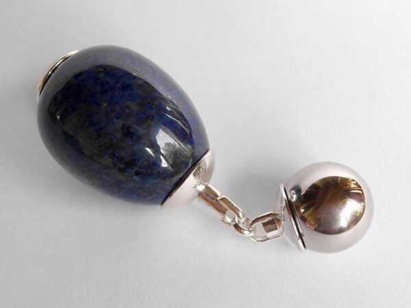 Oeuf de Yoni Dumortiérite bleue – Image 3