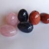 Oeufs de Yoni YoniToy® – assortiment quartz rose, jaspe rouge, dumortiérite